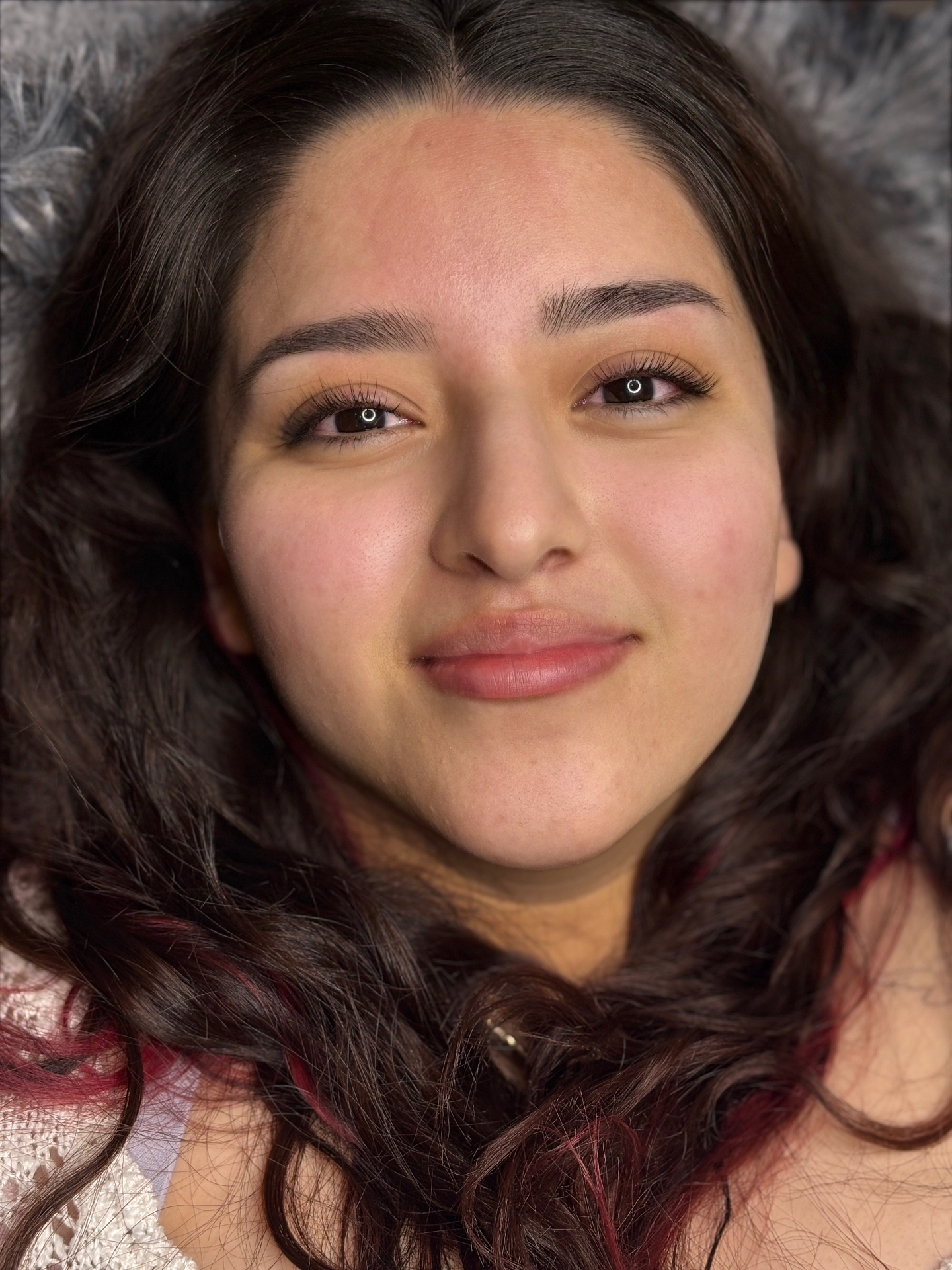 Client portrait — natural lash set
